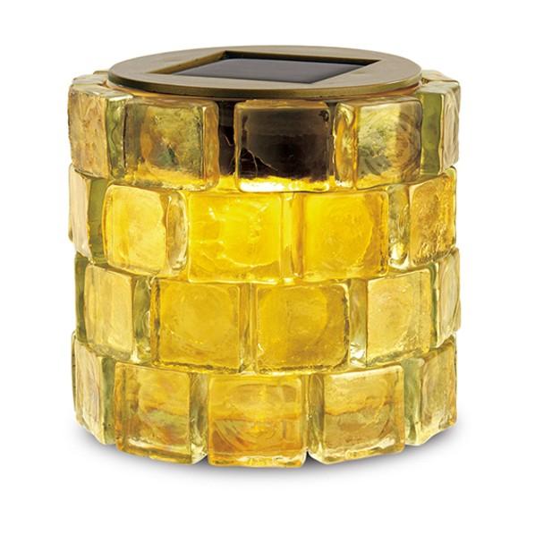 キシマ イグルー ソーラーガーデンライト ゴールド KL-10434