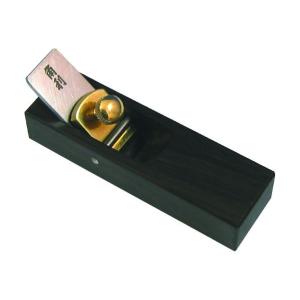 角利産業 細工用黒檀豆鉋平 サイズ:台/幅27×奥行90×高さ18mm No1 0