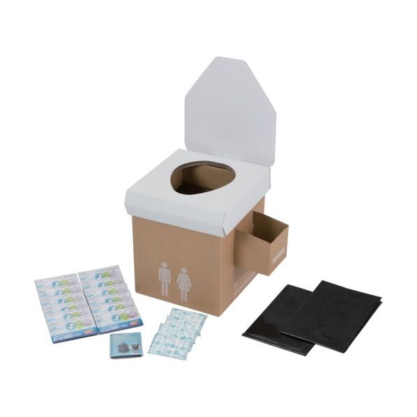 角利産業 緊急用簡易トイレセットＴＰＳ−８０ 4493