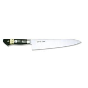 関兼常 源兼正 Mシリーズ 全鋼 口金付 黒合板柄 牛刀 全長330mm 刃渡り210mm KC-702
