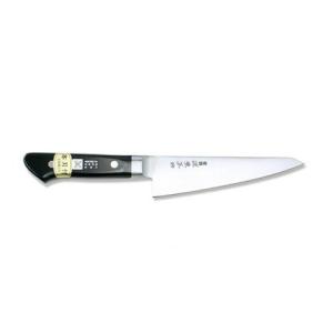 関兼常 源兼正 Mシリーズ 全鋼 口金付 黒合板柄 骨スキ 全長270mm 刃渡り150mm KC-709