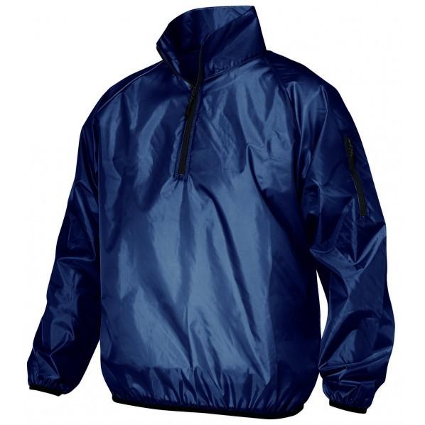 喜多 ハーフジップハイネックヤッケ(ヤッケプラス) フードなしタイプ ネイビー L No15