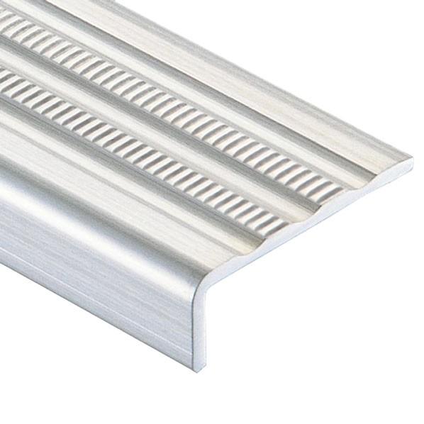 パルステップ ステンレス製厚口ノンスリップ アンチスリップ 50巾 穴無 長さ1000×幅50×高さ...