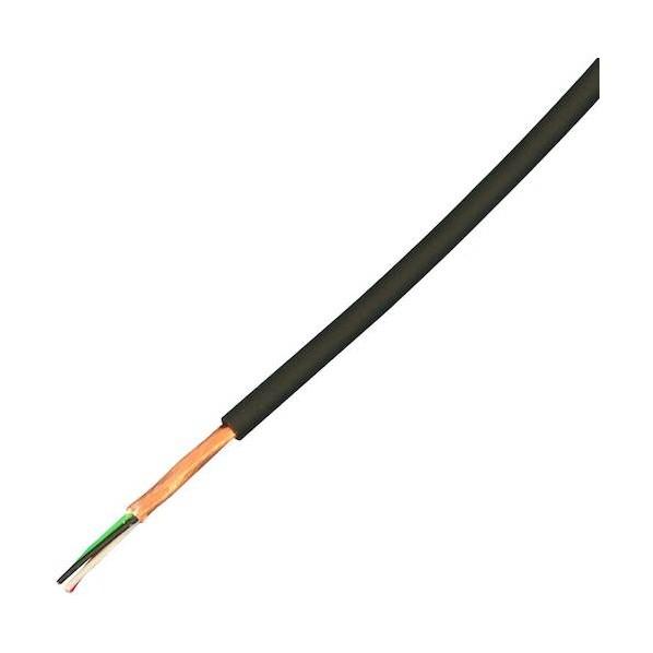 協和ハーモネット シールド付スリムロボットケーブル KRT-SW 黒 KRT-SW AWG28 X ...