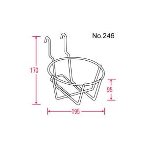 小林金物 ラテス用フラワーエンゼル POT型 246の詳細画像4