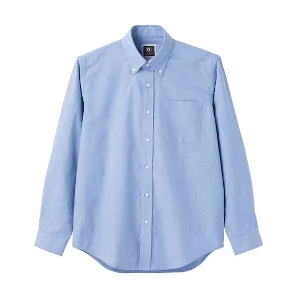 クロダルマ 長袖シャツ(ボタンダウン) ブルー       SS ブルー 25875-10-SS 1...