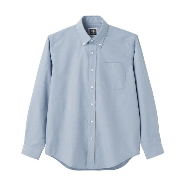 クロダルマ 長袖シャツ(ボタンダウン) グレー 5L グレー 25875-42-5L 1着