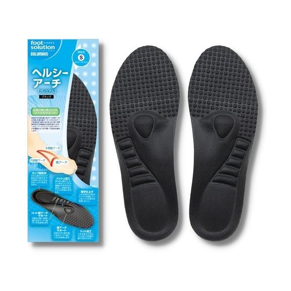 コロンブス インソール ヘルシーアーチプレミアム 男性ブラック S ブラック 62041503