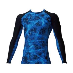 桑和 0085-40 長袖サポートシャツ ブルー...の商品画像