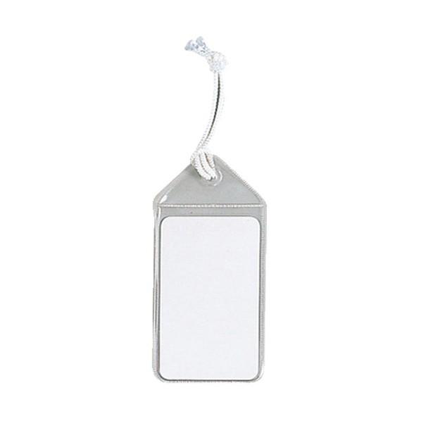 共栄プラスチック ネームタッグ  クリア C-80-5-C   5枚