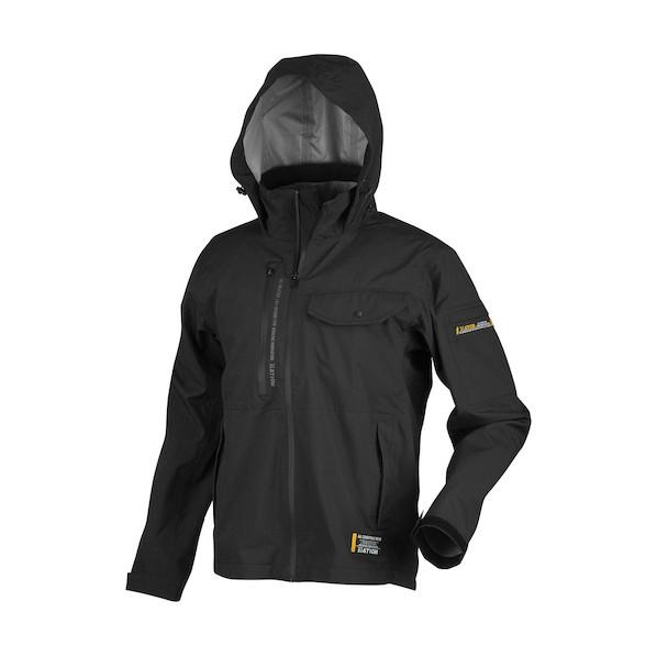 カジメイク 6100 3レイヤー全天候型ワーキングジャケット ブラック 3L ブラック 6100-9...