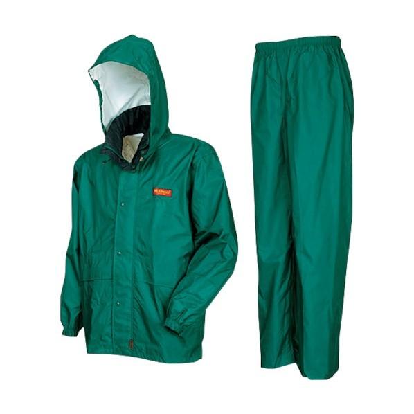 カジメイク エントラントレインスーツ グリーン L 7200-56-L 1着