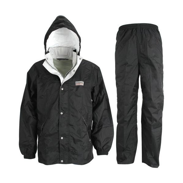 カジメイク エントラントレインスーツ2 ブラック L 7250-91-L 1着