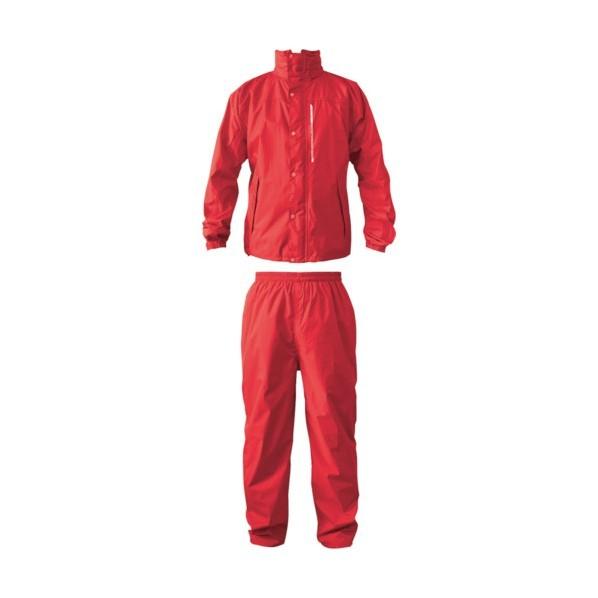 カジメイク ブリザテックレインスーツ レッド 3L レッド 7740-44-3L 1着