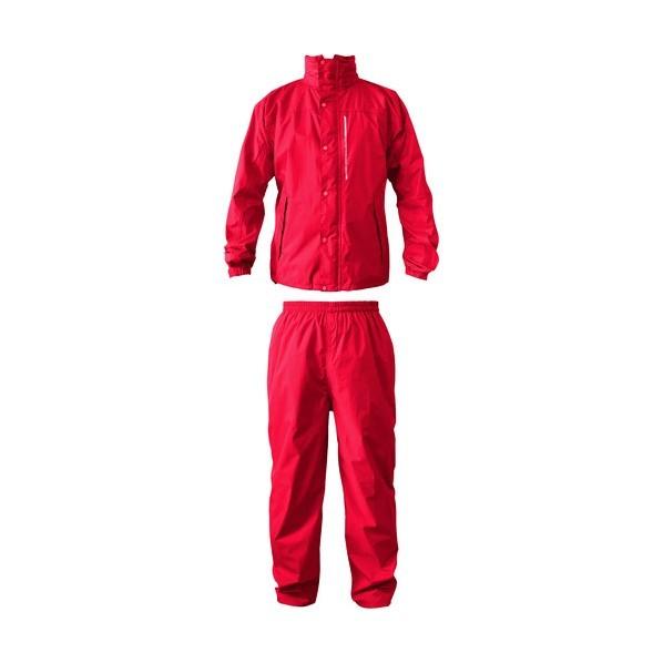 カジメイク ブリザテックレインスーツ レッド S レッド 7740-44-S 1着