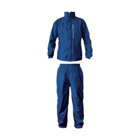 カジメイク ブリザテックレインスーツ ネイビー 4L ネイビー 7740-55-4L 1着
