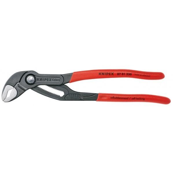 クニペックス KNIPEX ウォーターポンププライヤー コブラ 250mm 8701-250SB 水...