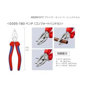 クニペックス プライヤーセット ベーシッククロ...の詳細画像1
