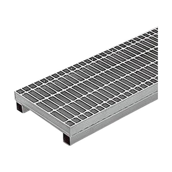 カネソウ スチール製グレーチング プレーンタイプ かさあげ型 JIS型側溝用 HSJ-4125A