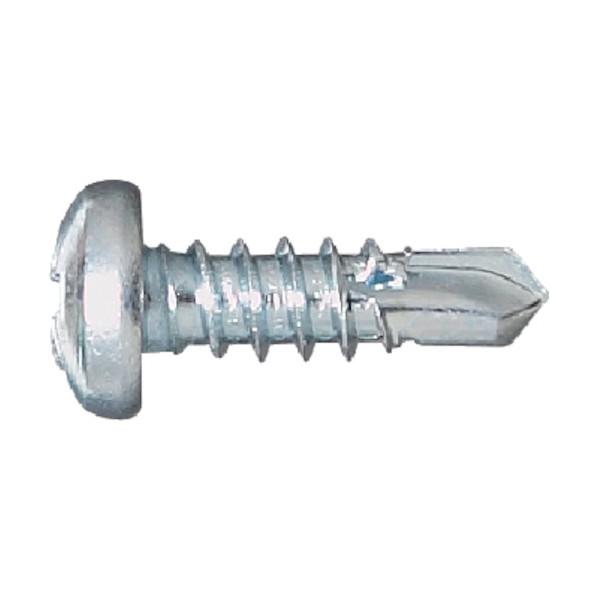 コクブ ニューポイントドリルねじ ナベ 4(4.2)×50 鉄 三価ユニクロ ) P-4050