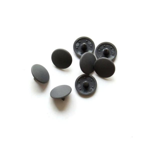 カジテック CHERRY LABEL SUN GRIP プラスチックスナップ チャコールグレー 9m...