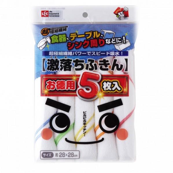 レック 激落ちふきんお徳用5枚入S-293 182332