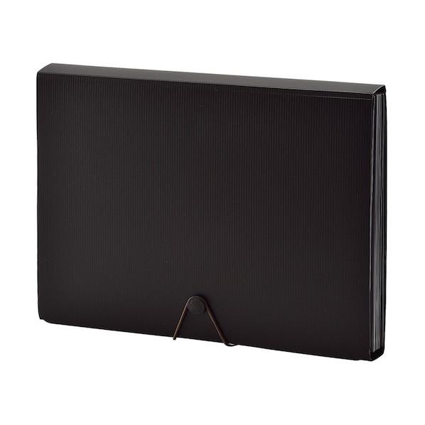 LIHIT LAB. SMART FIT ドキュメントファイル ブラック 330×33×245mm ...