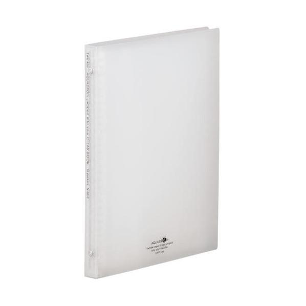 LIHIT LAB. AQUA DROPs クリヤーブック(ポケット交換タイプ) 乳白 249×24...