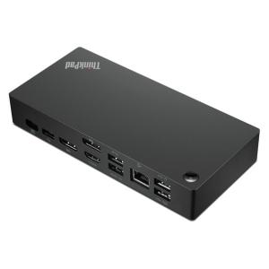 レノボ・ジャパン ThinkPad ユニバーサル USB Type-C ドック ブラック 奥行80×高さ30.75×長さ171mm 40AY0090JP 1点