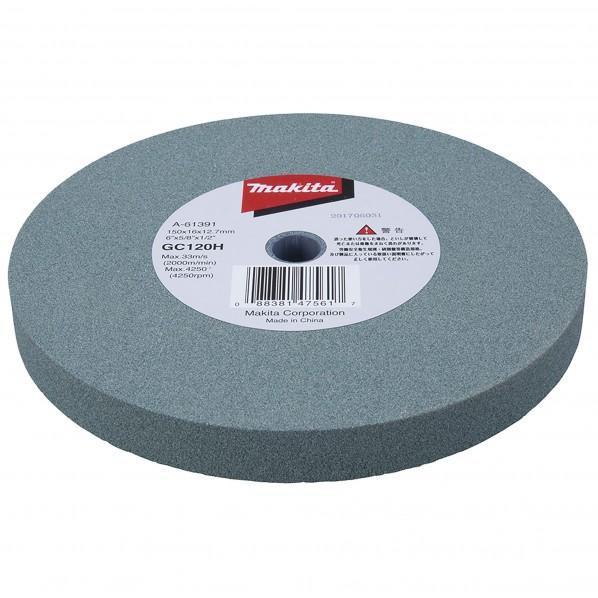 マキタ 研削砥石外径150mm厚16mm内径12.7mm粒度GC120結合剤ビトリファイド A-61...