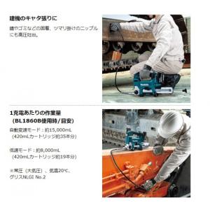 マキタ 充電式 グリスガン 本体のみ(バッテリ...の詳細画像5