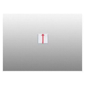 コノエ マスターライン埋込タイプ[122230]上矢印・50×50×10×50／4枚入境界用標示板 ...