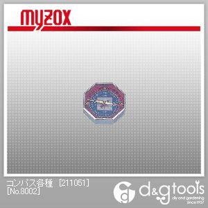 マイゾックス コンパス[211051]55×55×13mm方位磁石 No.8002 0｜diy-tool