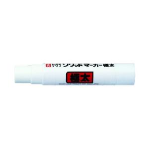 マイゾックス ソリッドマーカー白/10本入 SC-L50極太