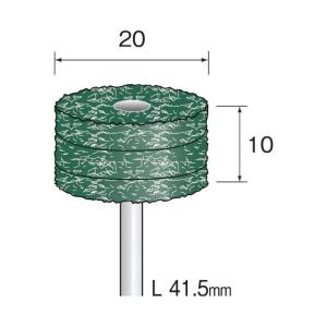 ミニモ ミニモ　クッションサンダー　積層＃３２０　φ２２　（１０本入） EA5102 研削研磨用品｜diy-tool