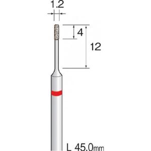 ミニモ ミニモ　精密電着ＣＢＮバー　超硬軸＃２００　Φ１．２ JA2015 研削研磨用品｜diy-tool