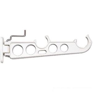 水上金属 スイング物干金物 横型 ホワイト 380mm 380L-WHT