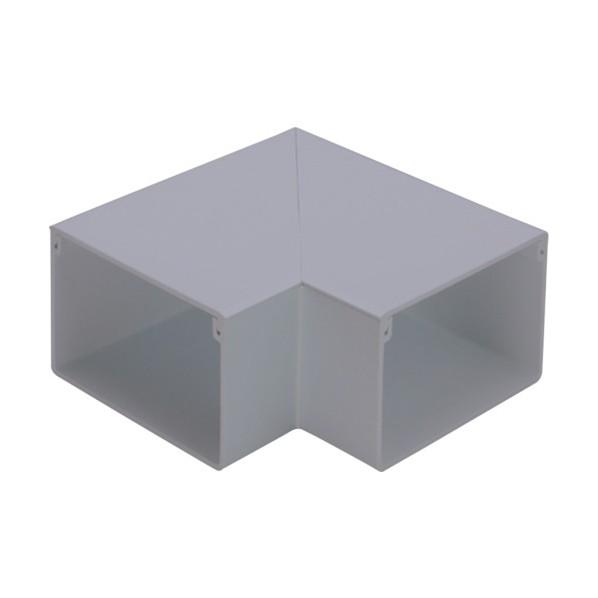 マサル工業 エムケーダクト付属品　平面マガリ　３号４０型　グレー MDM3401