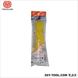 まつうら工業 カラフルロープ(PP) 黄 3×10m 1本｜diy-tool