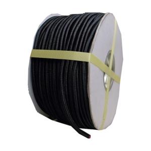 まつうら工業 丸ゴムロープドラム巻 黒 7mm×100m 1本
