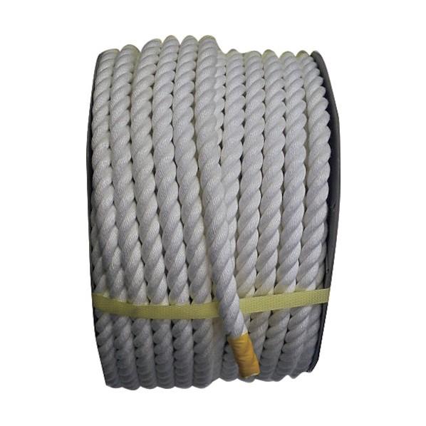 まつうら工業 クレモナロープ(3打ち)ドラム巻 白 18mm×80m KMS-18X80-DR 1巻
