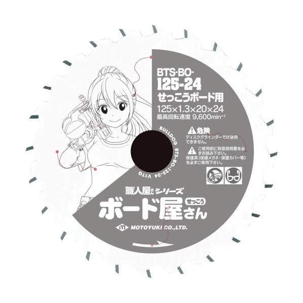 グローバルソー チップソー せっこうボード用 ホワイト/グレー 刃数24×外径125mm BTS-B...