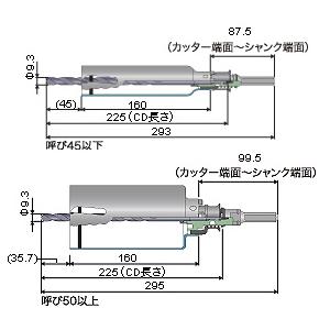 ミヤナガ ウッデイングコアドリル/ポリクリック...の詳細画像2