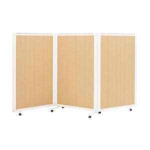 松吉医科器械 木目柄スクリーン（3連） 24896102 ナチュラル 2489610201 1台