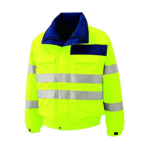 ミドリ安全 高視認性防水帯電防止防寒ブルゾンイエロー５Ｌ 700 x 425 x 80 mm SE1...