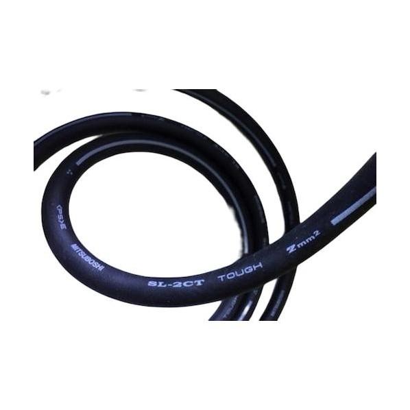 三ツ星 600V ゴムキャブタイヤケーブルドブル SL-2CT-TOUGH2CX3．5SQ 10M ...