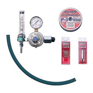 スズキッド 〈軟鋼、ステンレスMAG溶接用〉アーキュリー120/160用MAGセットMAS-50※ボンベなし