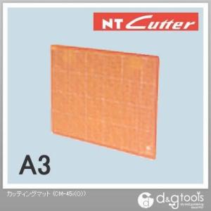 NTカッター NT カッティングマット スケルトンオレンジ 310×475×2mm CM-45I-O