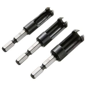 大西工業 6角軸ダボ錐(NO.22) 6mm用セット セット内容=錐+木ダボ20個 大西工業 No.22 6角軸ダボ錐セット(ダボ穴あけ用) 木ダボ20個付 サイズ