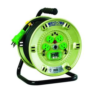 日動 極太(3.5mm2)電線仕様ドラム 100V 3芯 アース付 20m NP-EB24F